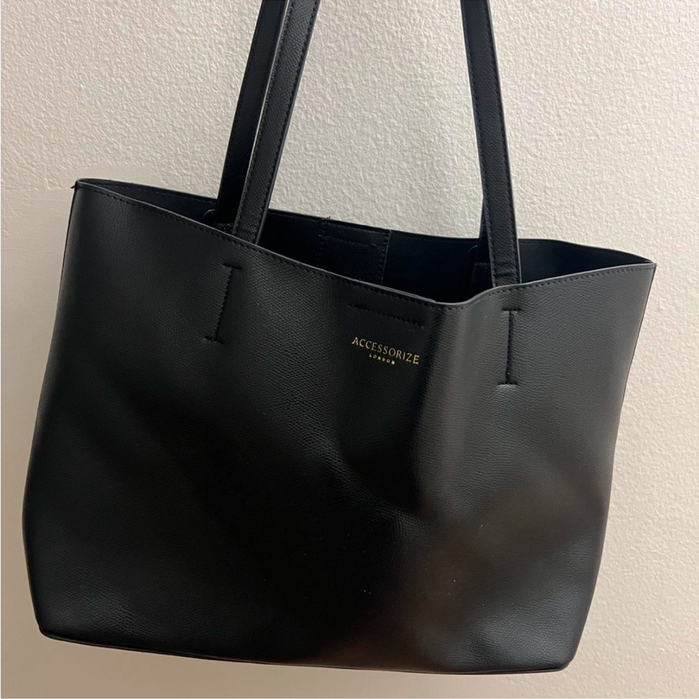 Black Laptop Work Tote Bag